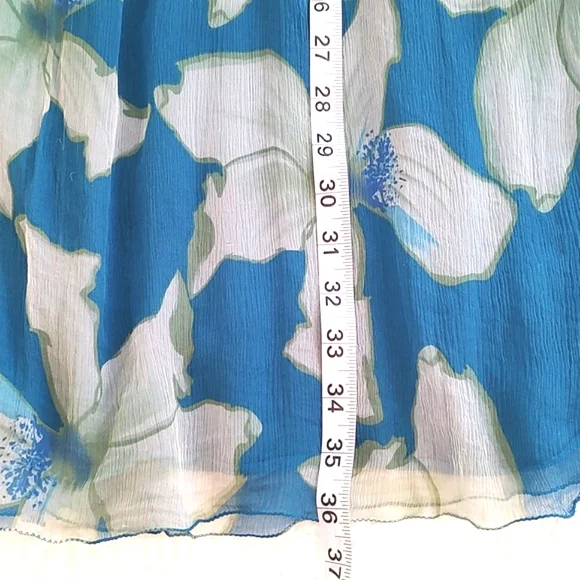 MSSP Max Studio Womens Silks Halter Bustier Empire Flair Skirt Dress/Size M - Picture 11 of 11